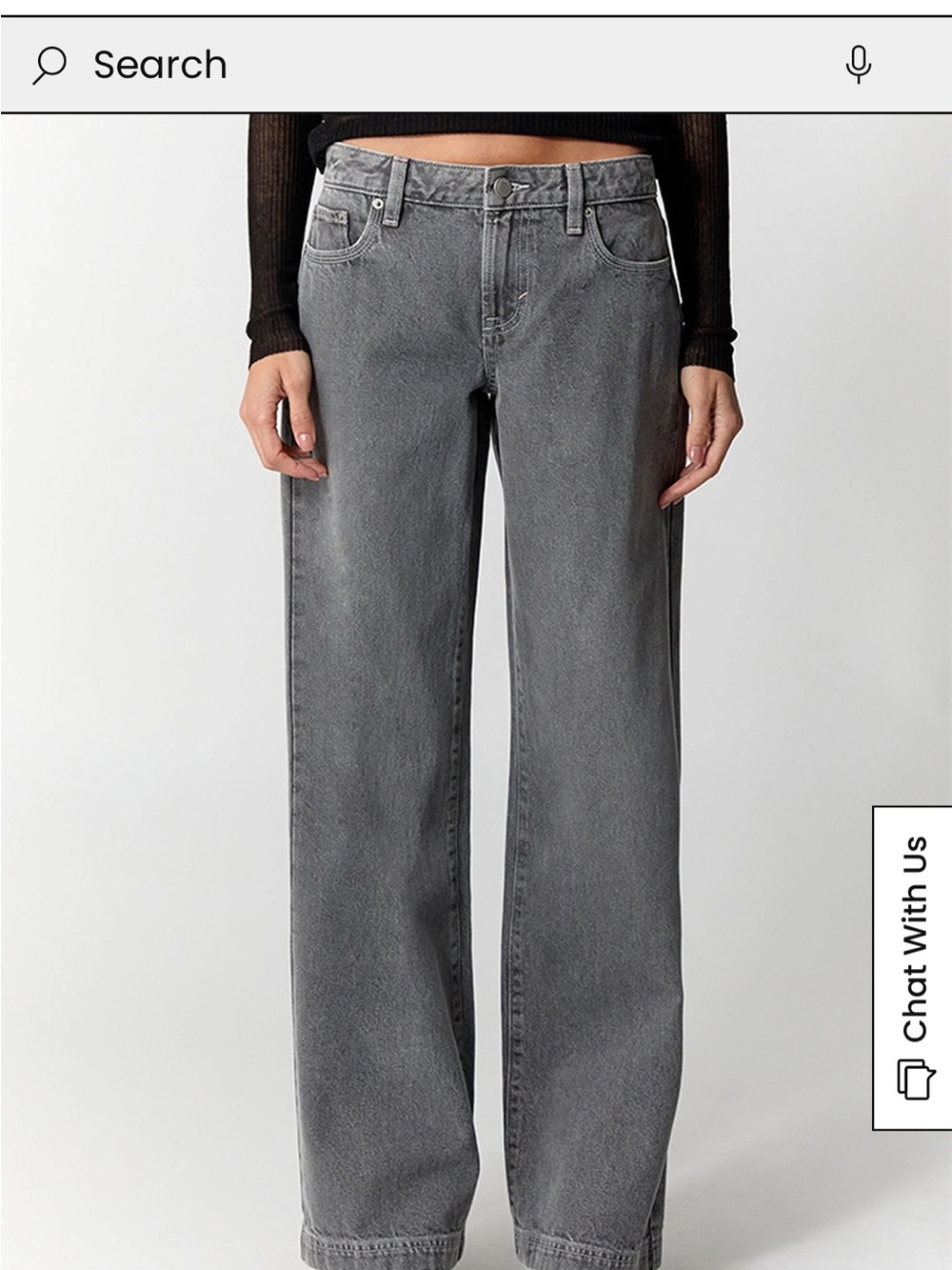 PacSun Women's Boyfriend Jeans in Washed Gray